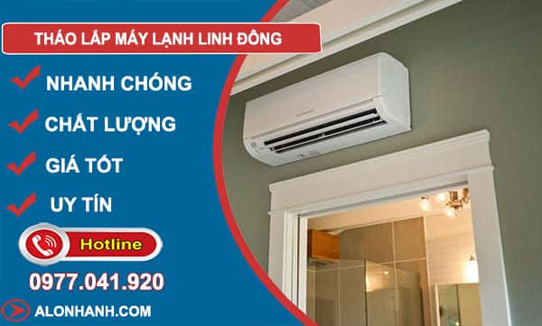 thợ tháo lắp máy lạnh linh đông