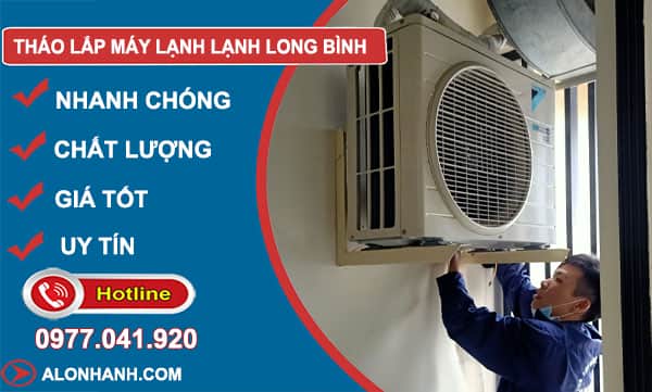thợ tháo lắp máy lạnh long bình
