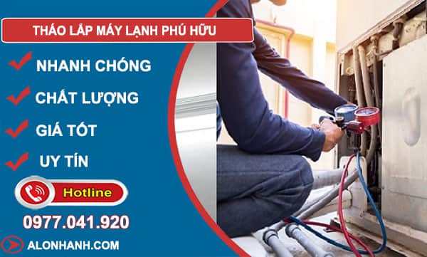 thợ tháo lắp máy lạnh phú hữu