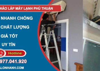 thợ tháo lắp máy lạnh phú thuận