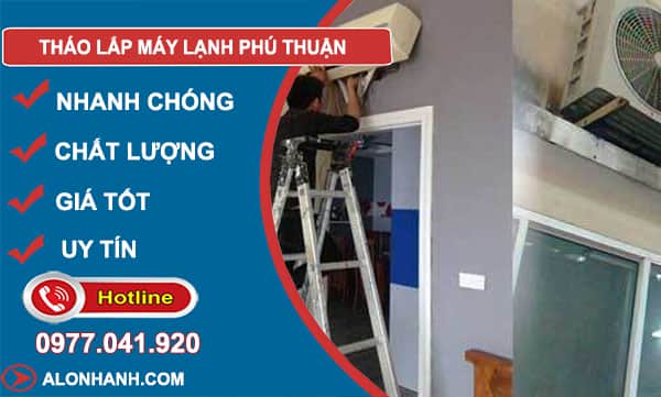 thợ tháo lắp máy lạnh phú thuận