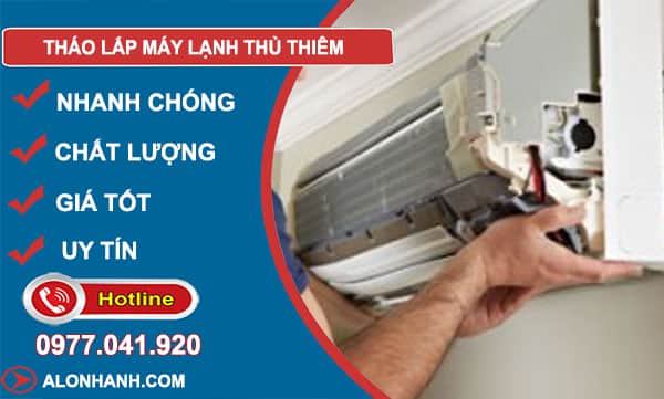 thợ tháo lắp máy lạnh thủ thiêm