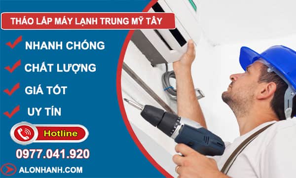 thợ tháo lắp máy lạnh trung mỹ tây
