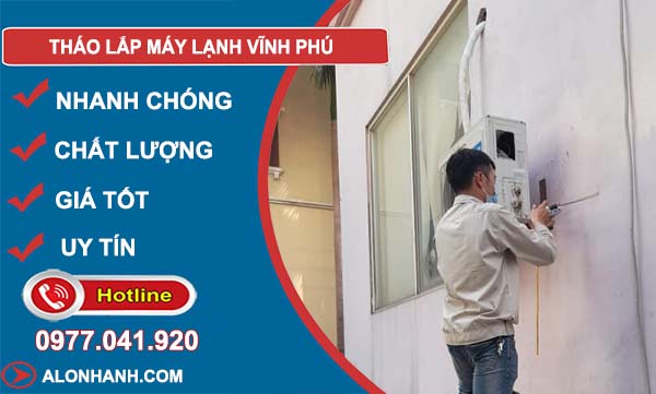 thợ tháo lắp máy lạnh vĩnh phú