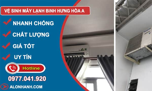 thợ vệ sinh máy lạnh bình hưng hoà a
