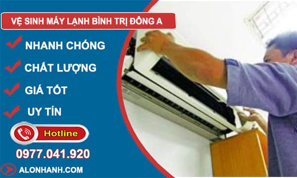 thợ vệ sinh máy lạnh bình trị đông a