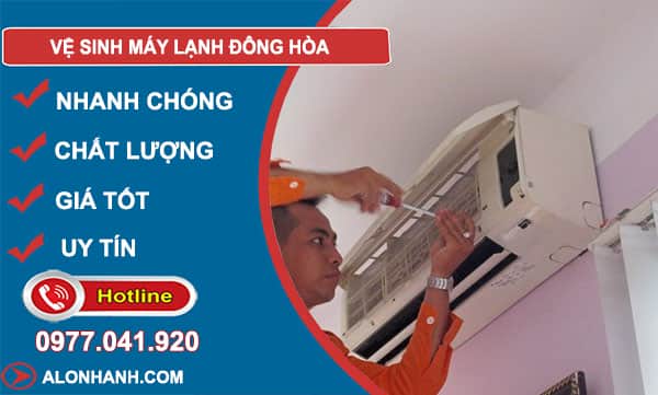 thợ vệ sinh máy lạnh đông hoà