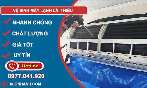thợ vệ sinh máy lạnh lái thiêu