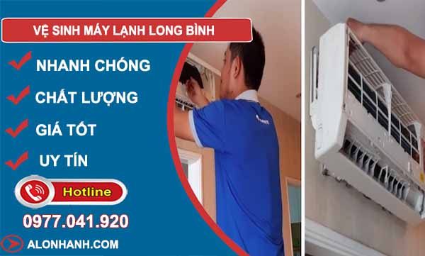 thợ vệ sinh máy lạnh long bình
