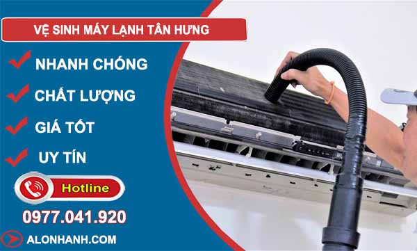 thợ vệ sinh máy lạnh tân hưng