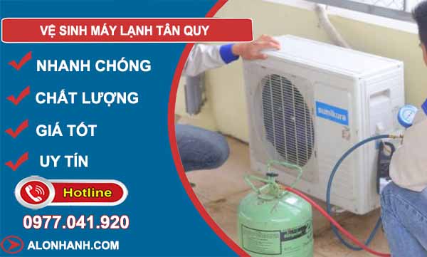 vệ sinh máy lạnh tân quy