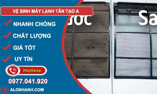 thợ vệ sinh máy lạnh tân tạo a