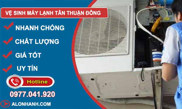thợ vệ sinh máy lạnh tân thuận đông
