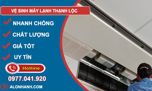 thợ vệ sinh máy lạnh thạnh lọc