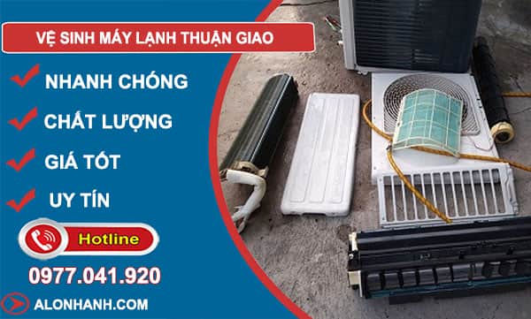 vệ sinh máy lạnh thuận giao