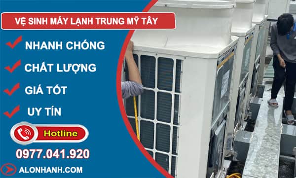 thợ vệ sinh máy lạnh trung mỹ tây