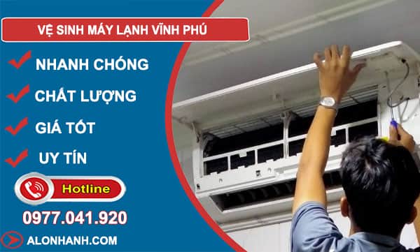 thợ vệ sinh máy lạnh vĩnh phú
