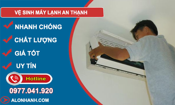 vệ sinh máy lạnh an thạnh