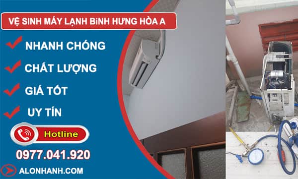 vệ sinh máy lạnh bình hưng hoà a