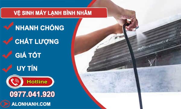 vệ sinh máy lạnh bình nhâm