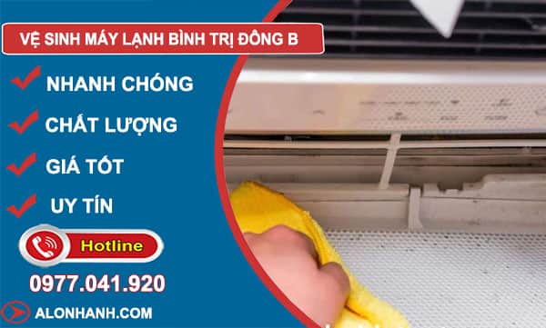 vệ sinh máy lạnh bình trị đông b