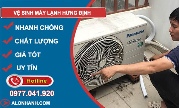 vệ sinh máy lạnh hưng định