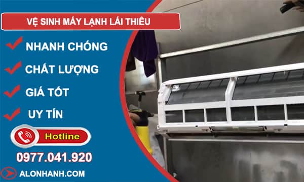 vệ sinh máy lạnh lái thiêu