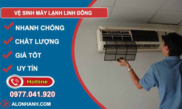 vệ sinh máy lạnh linh đông