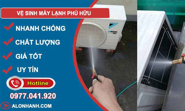 vệ sinh máy lạnh phú hữu