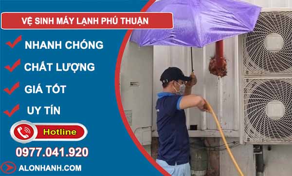 vệ sinh máy lạnh phú thuận