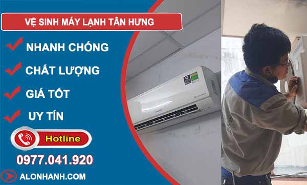 vệ sinh máy lạnh tân hưng