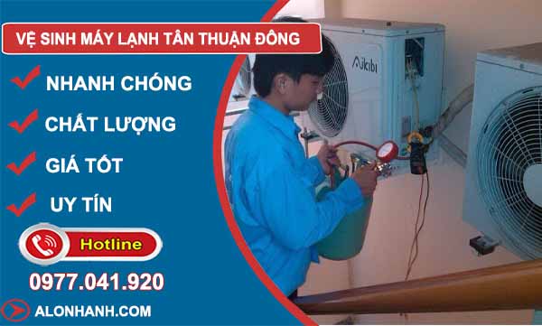 vệ sinh máy lạnh tân thuận đông