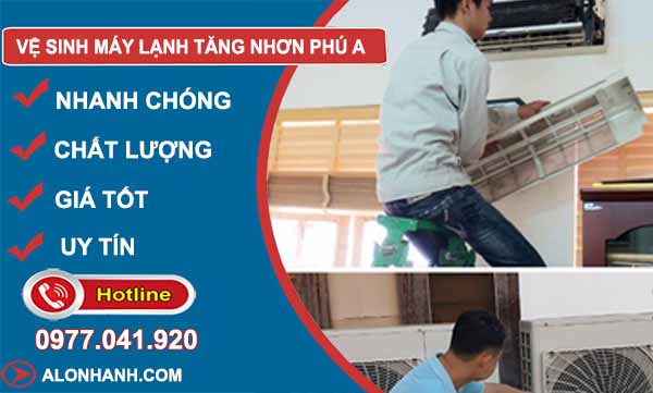 vệ sinh máy lạnh tăng nhơn phú a