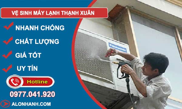 vệ sinh máy lạnh thạnh xuân