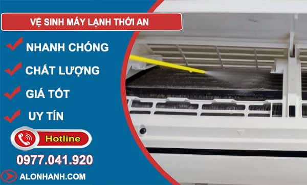 vệ sinh máy lạnh thới an
