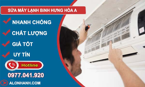 sửa máy lạnh bình hưng hoà a