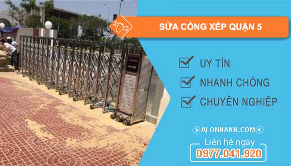 Sửa cổng xếp tại quận 5