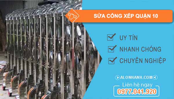 thợ sửa cổng xếp quận 10