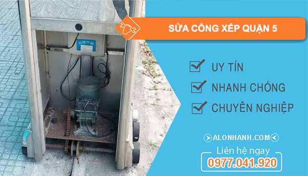 Thợ sửa cổng xếp quận 5