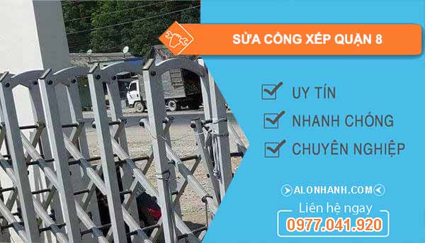 thợ sửa cổng xếp quận 8