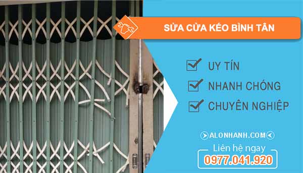 thợ sửa cửa kéo bình tân