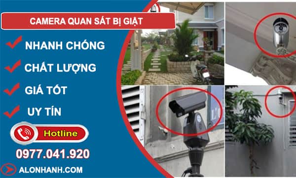 camera quan sát bị giật