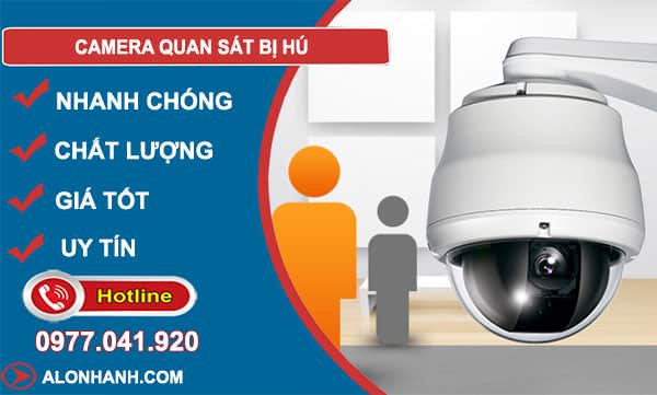 camera quan sát bị hú