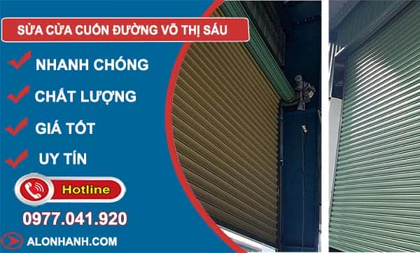 dịch vụ sửa cửa cuốn đường võ thì sáu
