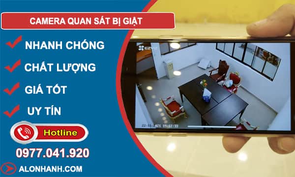 nguyên nhân camera quan sát bị giật