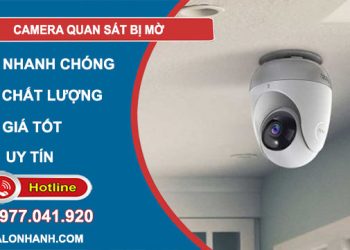 nguyên nhân camera quan sát bị mờ