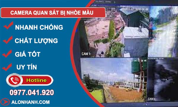 nguyên nhân camera quan sát bị nhòe màu