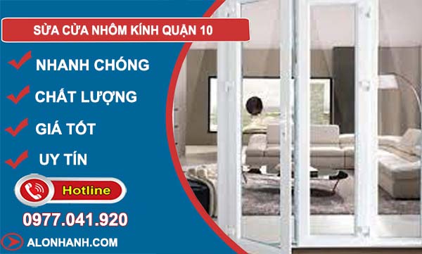 thợ sửa cửa nhôm kính quận 10