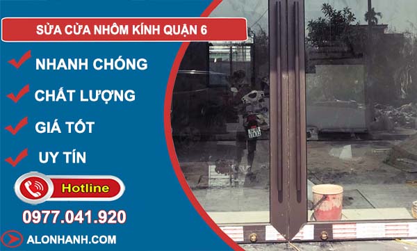thợ sửa cửa nhôm kính quận 6