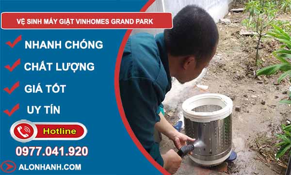 Vệ sinh máy giặt Vinhomes Grand Park quận 9